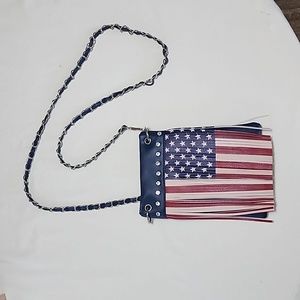 American Fringe Crossbody Purse